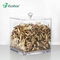 ECOBOX VS250-250 Герметичные травные травы могут орехи банка Candy еда контейнеры квадратный ящик для хранения